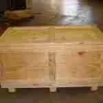 Crate with Hinged Lid