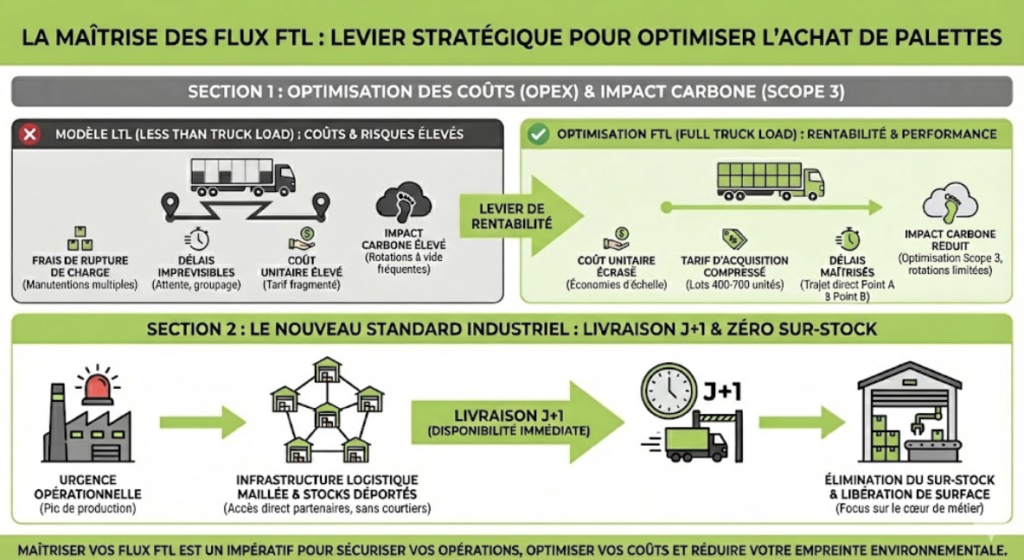 fret routier lot complet supply chain