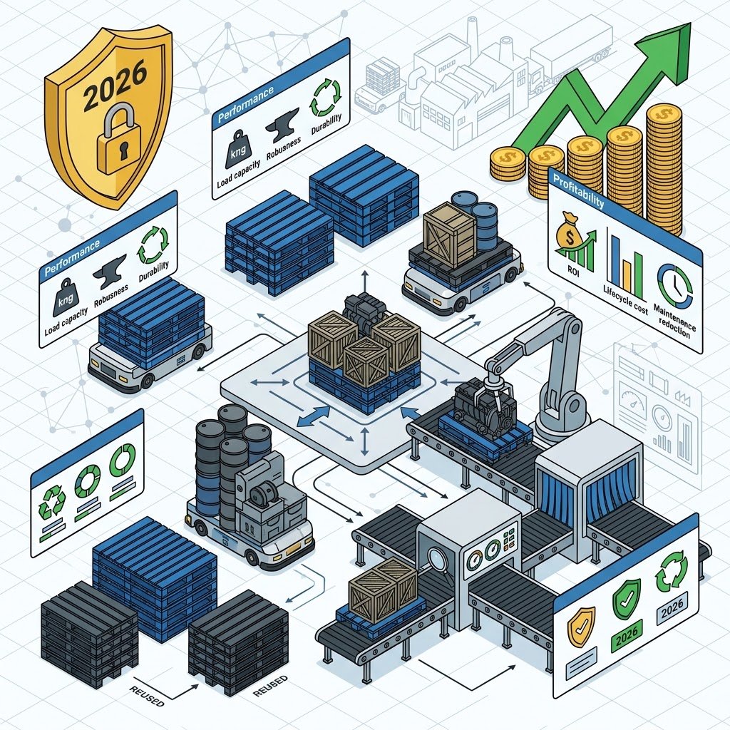 Buying Heavy-Duty Plastic Pallets: 2026 Logistics Solutions 16 Achat de palettes plastiques pour charges lourdes