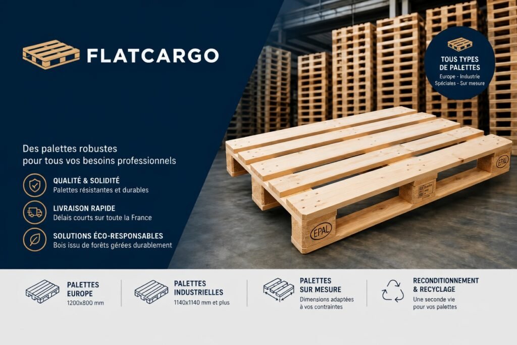 Fournisseur de palettes industrielles à Lyon