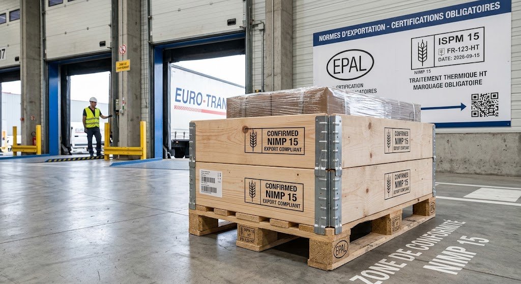 Réhausse palette Euro et normes