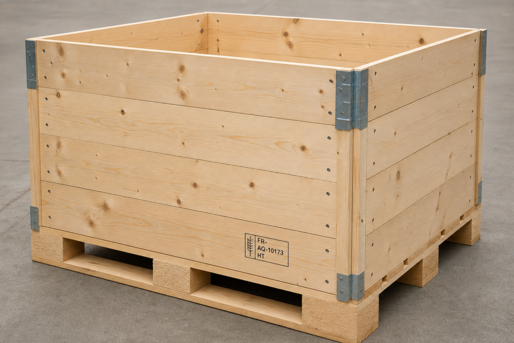 caisse-palette en bois