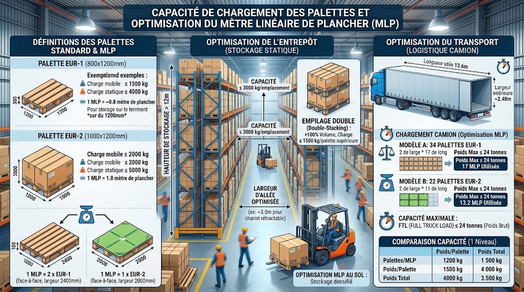 chargement des palettes