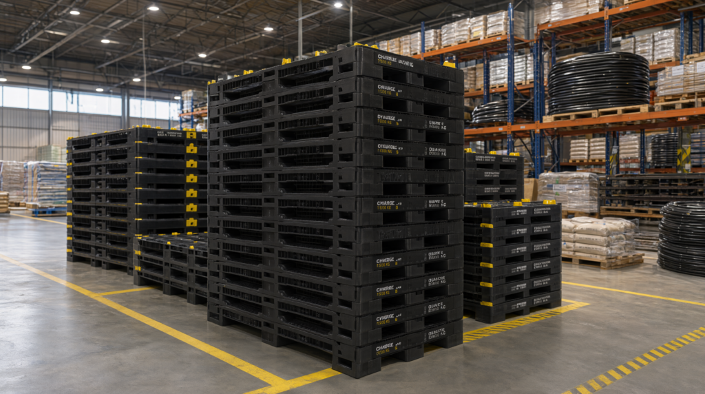 vente de palettes plastiques pour la construction