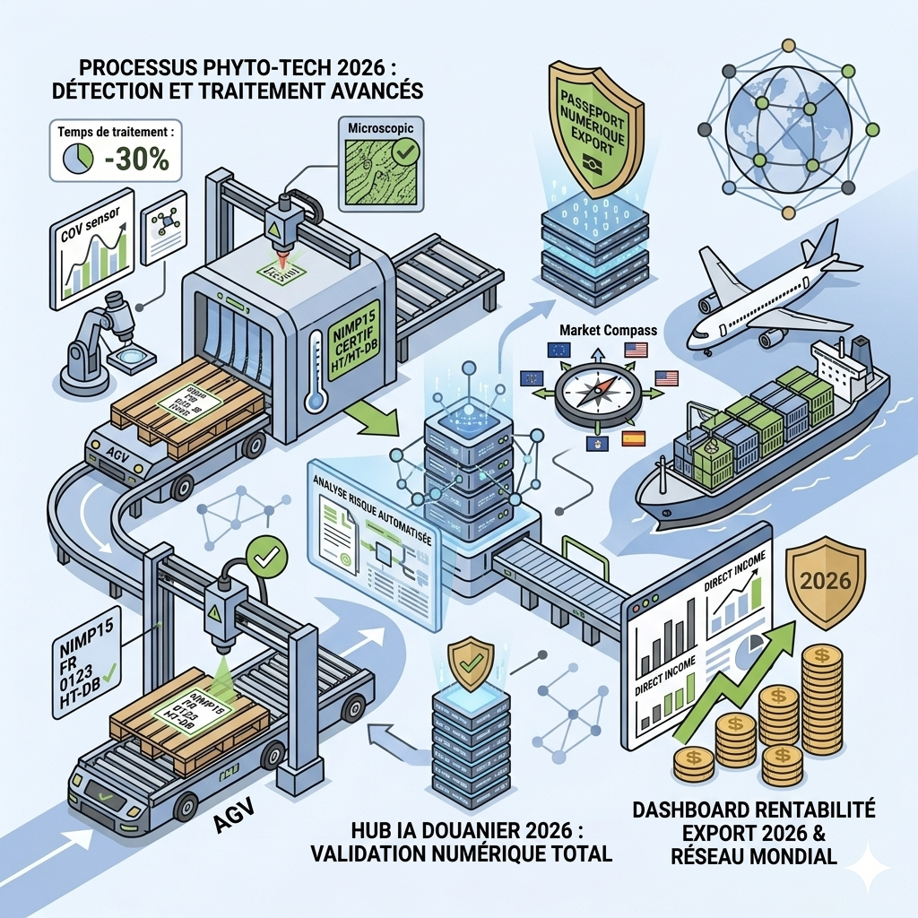 Infographie Flat Cargo détaillant les critères de surface indispensables pour la rentabilité de votre hub logistique en 2026. Le visuel indique qu'un minimum de 500 m2 de stockage couvert est requis pour traiter les flux nationaux. Il mentionne l'objectif d'un EBITDA positif grâce à l'optimisation opérationnelle et la nécessité d'un accès poids lourds avec des quais fonctionnels en zone industrielle sur flatcargo.com.