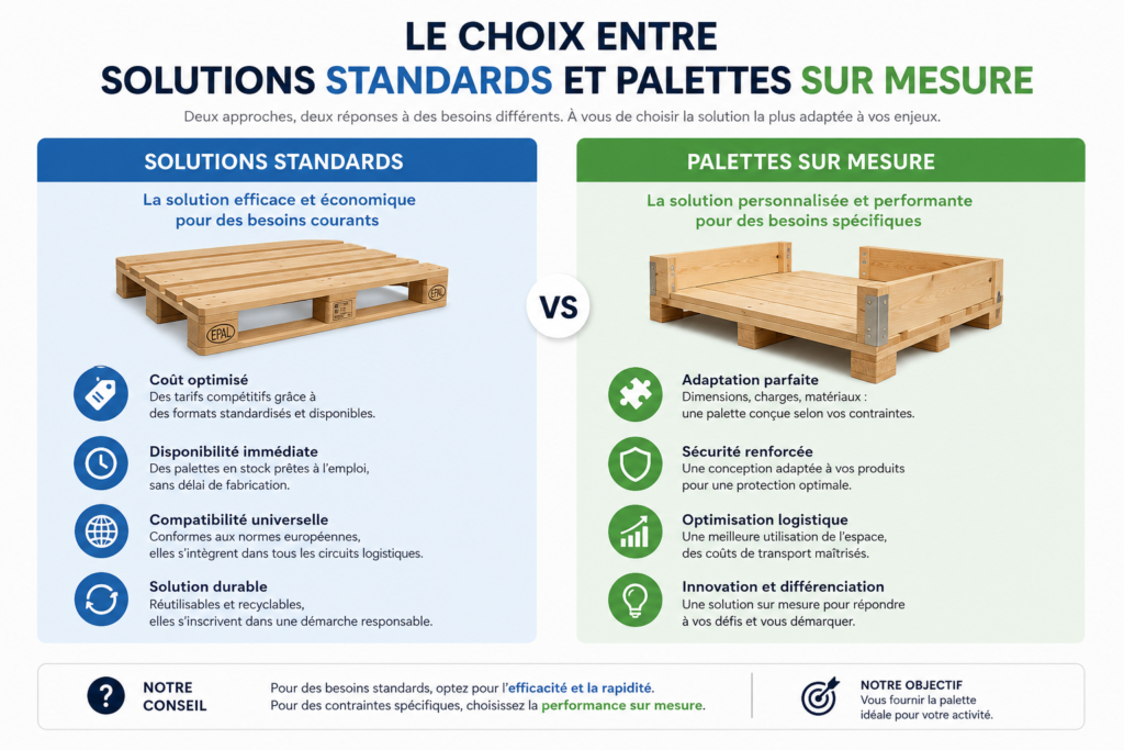 palettes sur mesure