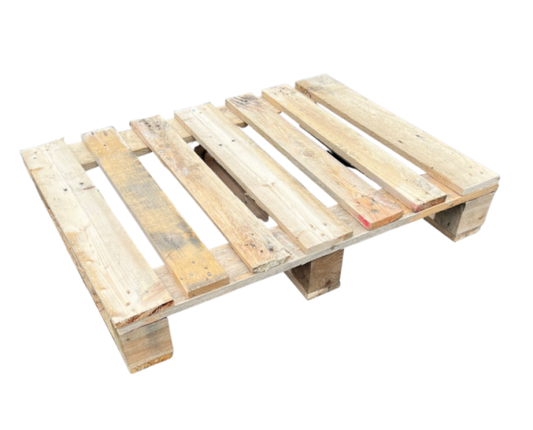 USED ONE WAY PALLET 800x600x120mm - 5 PLANKS