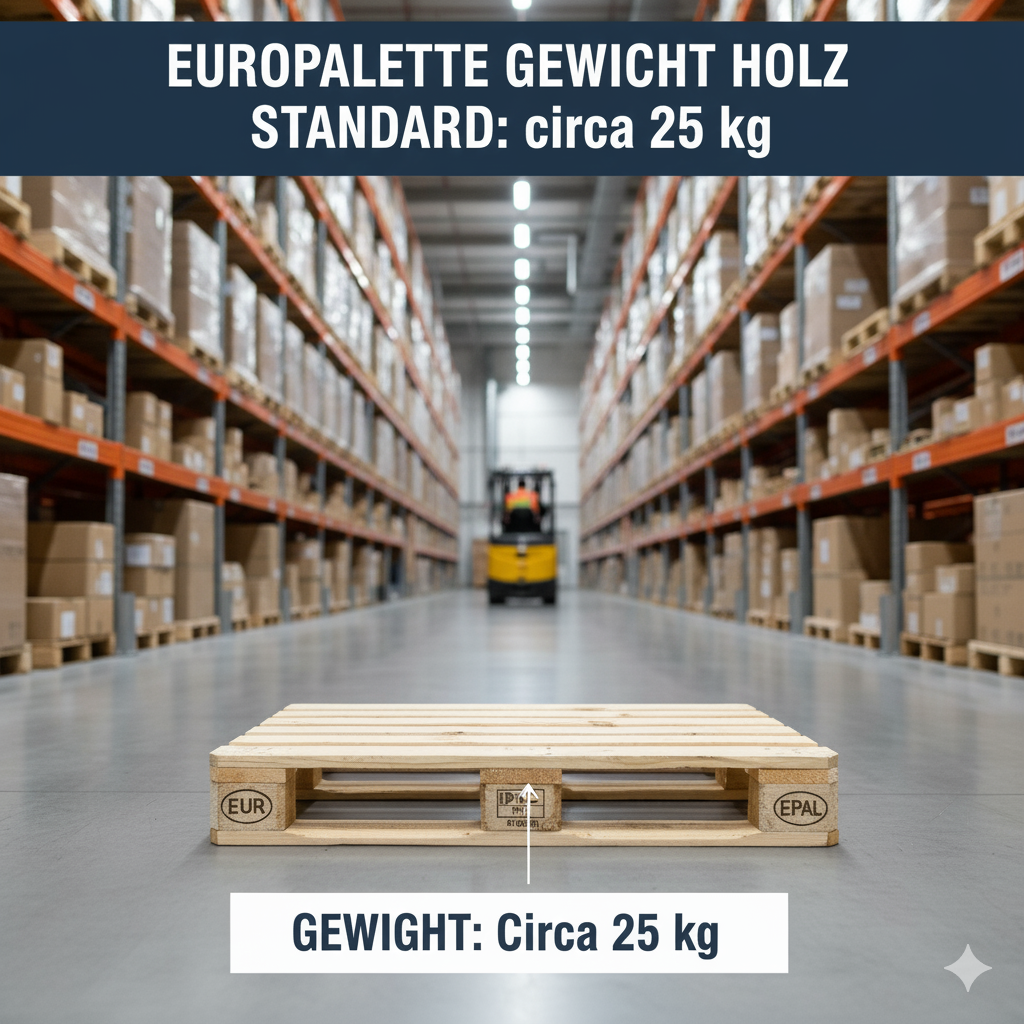 Europalette Gewicht Holz