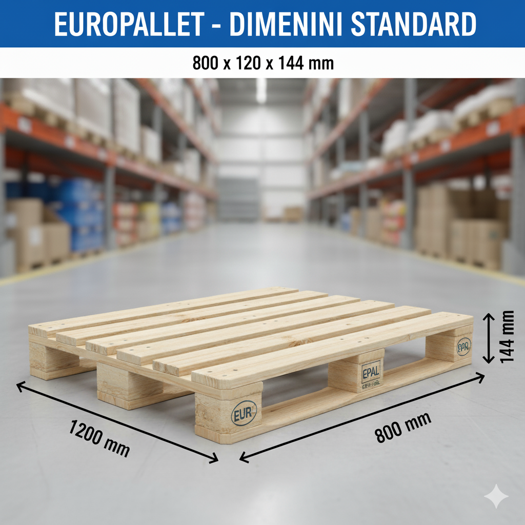 Europallet dimensioni