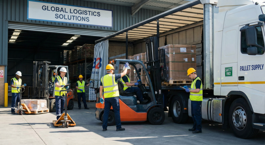 Gestion des palettes usagées à Lyon