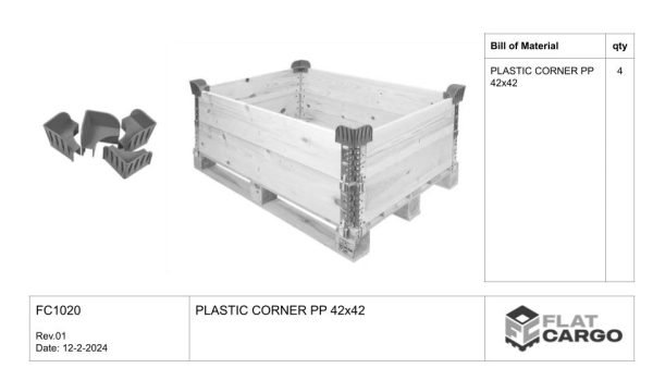 PLASTIC CORNER PP 42*42 - Image 4