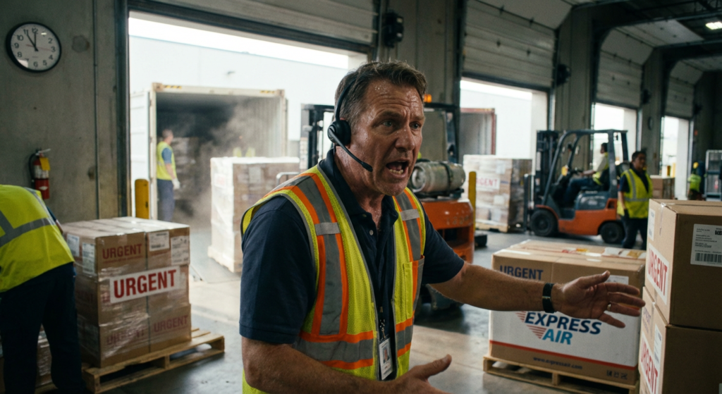 urgence logistique palettes bois