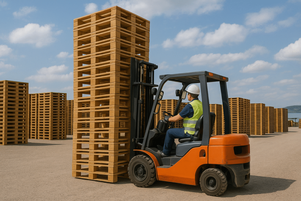 Solution logistique durable en Île-de-France basée sur des palettes recyclables FlatCargo