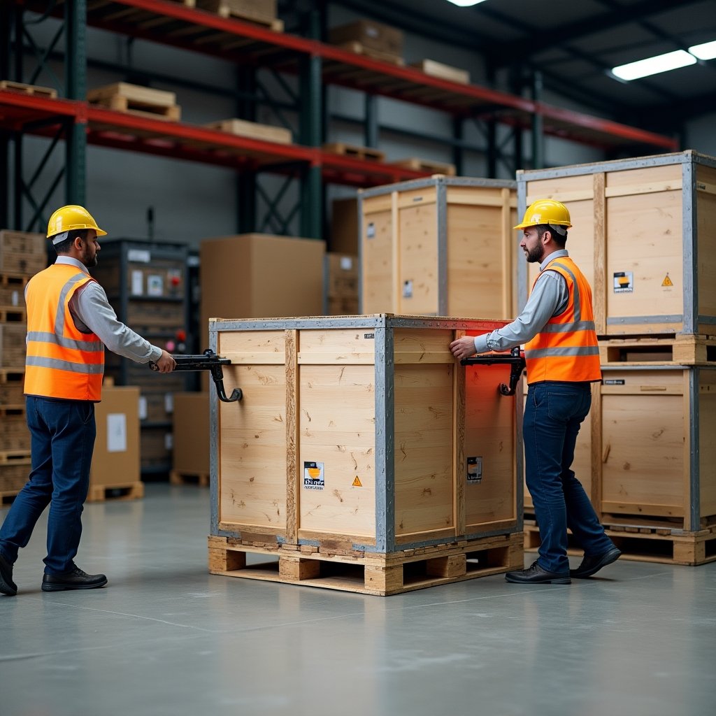 Palettes durables utilisées dans les entrepôts logistiques de Reims, au cœur du Grand Est.