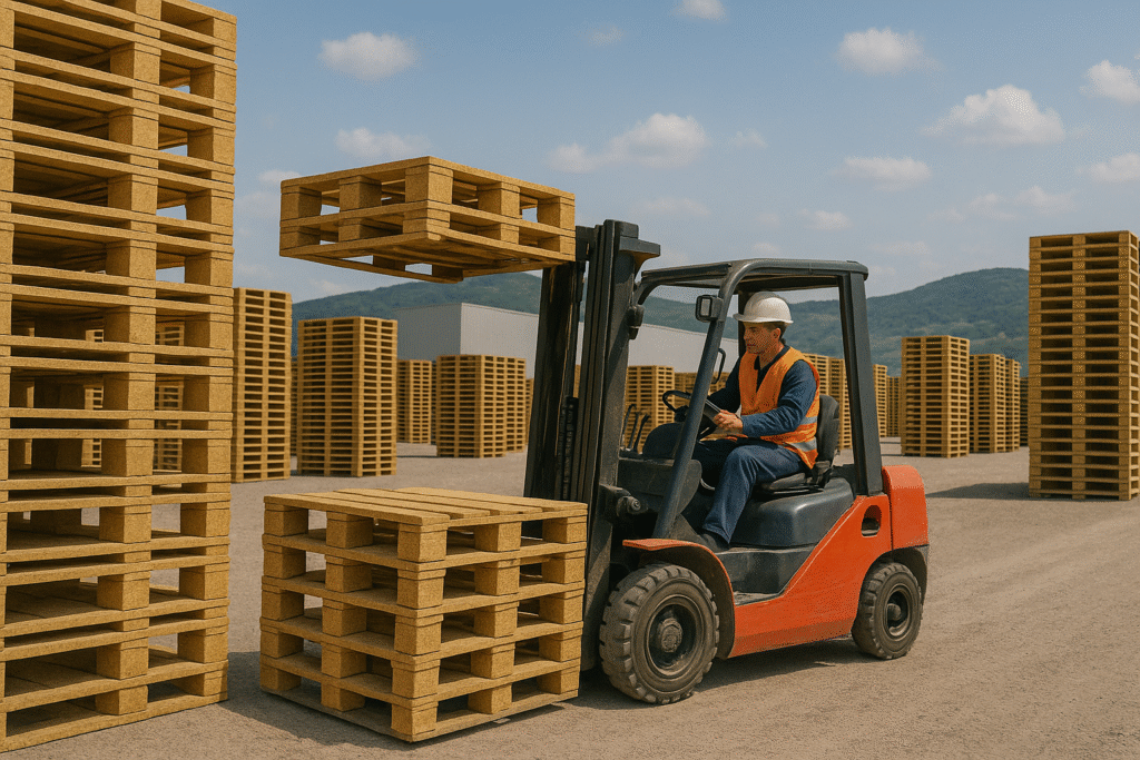 Palettes durables utilisées à Saint-Denis pour moderniser la logistique urbaine et réduire l’empreinte carbone