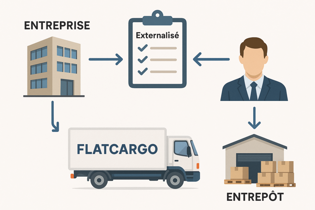 Palettes alignées dans un entrepôt moderne pour optimiser la logistique des entreprises de Grenoble