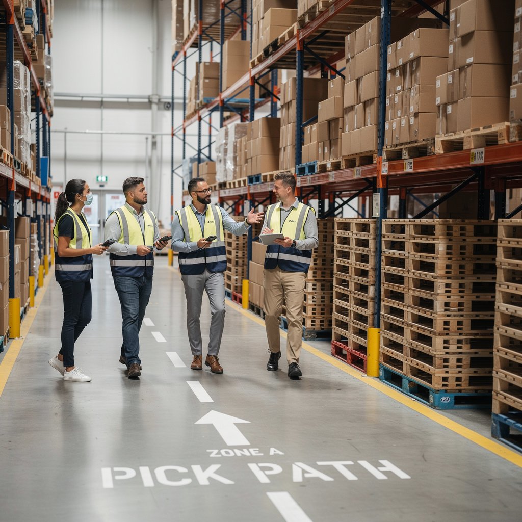 réassort palettes rapide pour entrepôts e-commerce