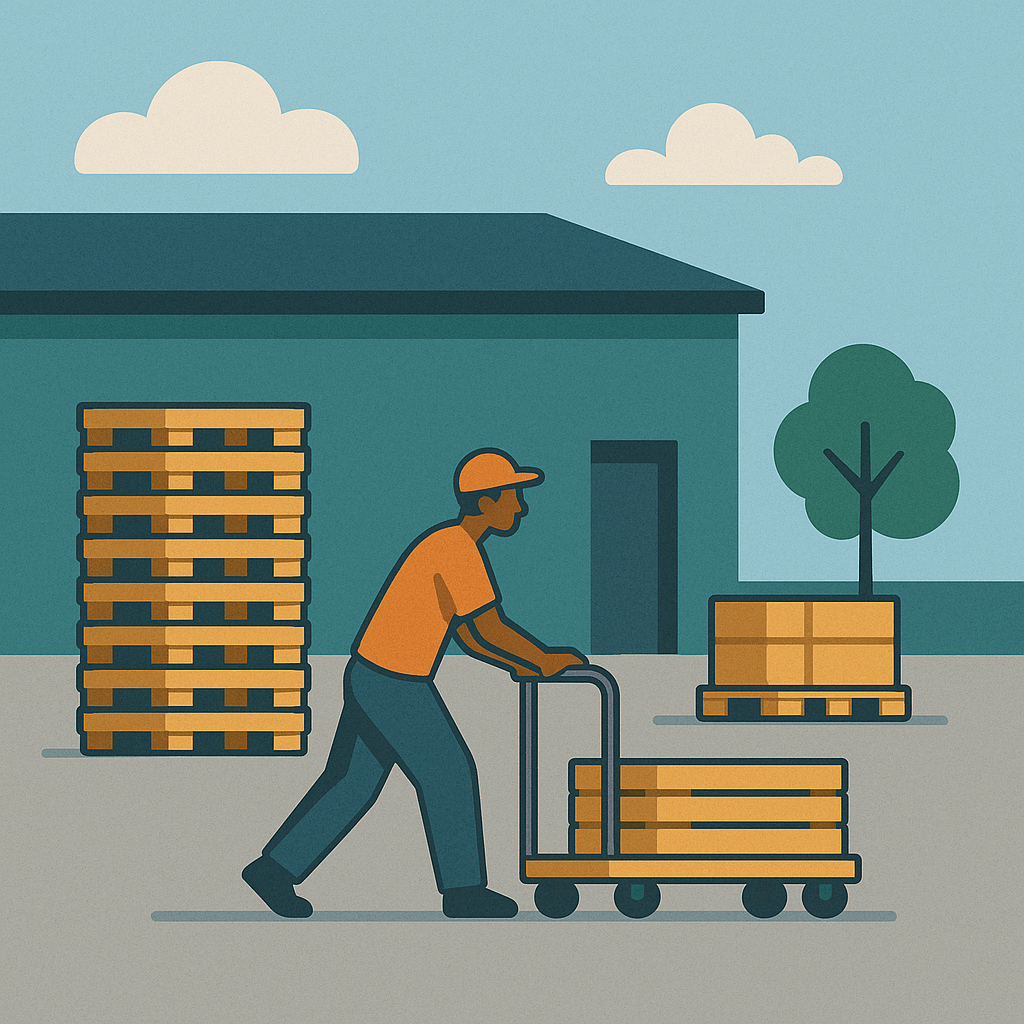 Recyclage et valorisation des palettes en bois à Toulouse avec FlatCargo