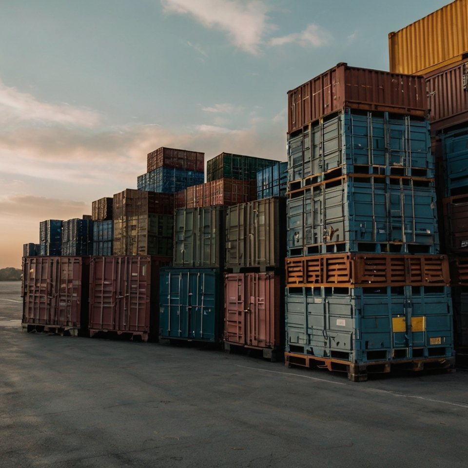Camion de transport régional à Saint-Étienne utilisant des palettes écologiques pour la supply chain du Sud-Est.